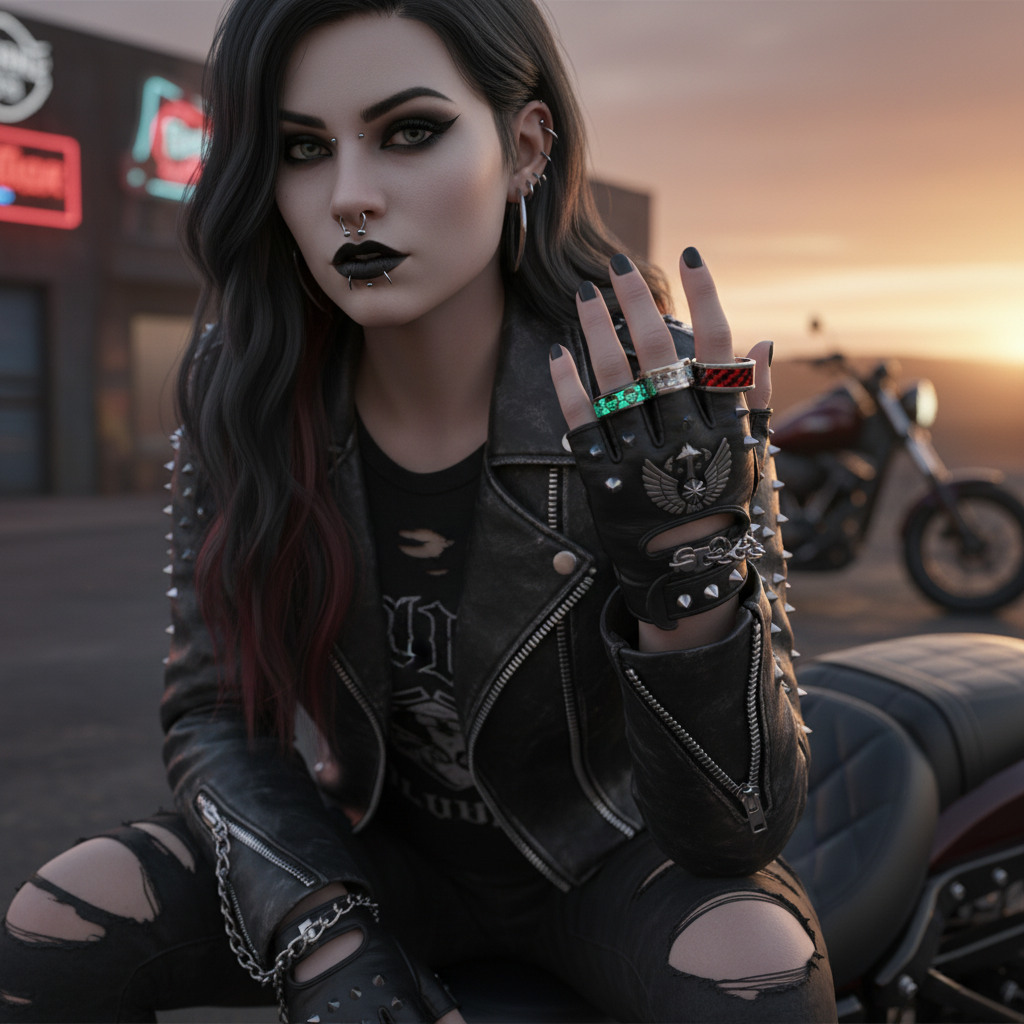 The "Trinity Glow" Titanium Ring