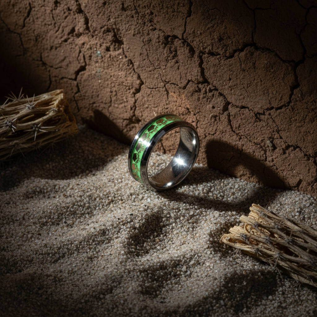 The "Trinity Glow" Titanium Ring