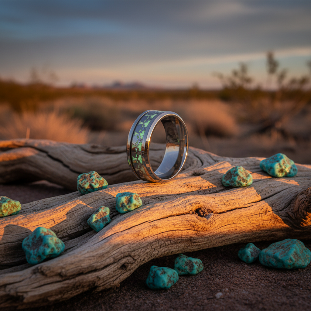 The "Trinity Glow" Titanium Ring
