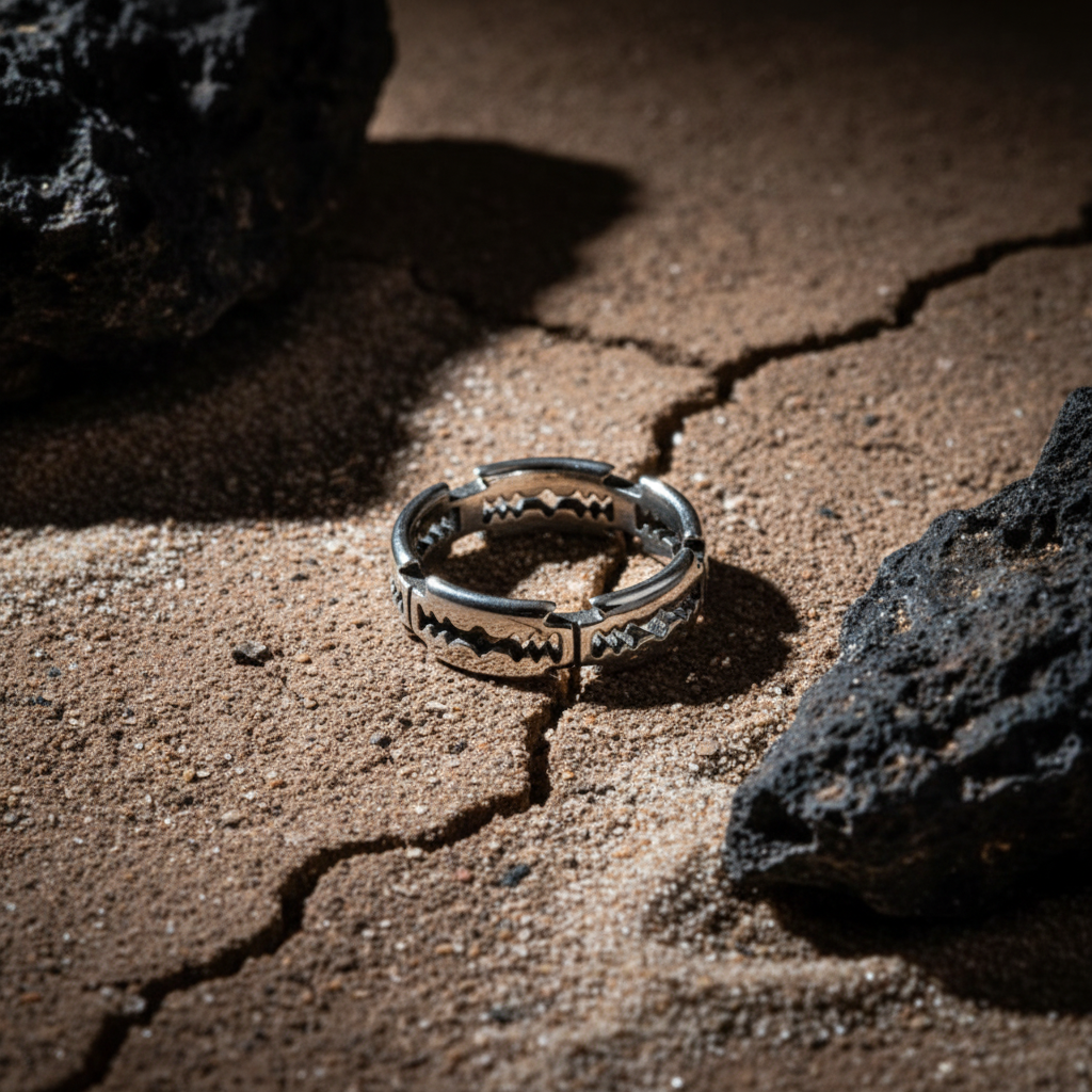 The "Razors Edge" Stainless Ring