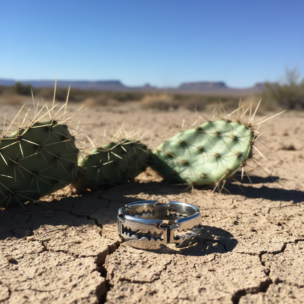 The "Razors Edge" Stainless Ring