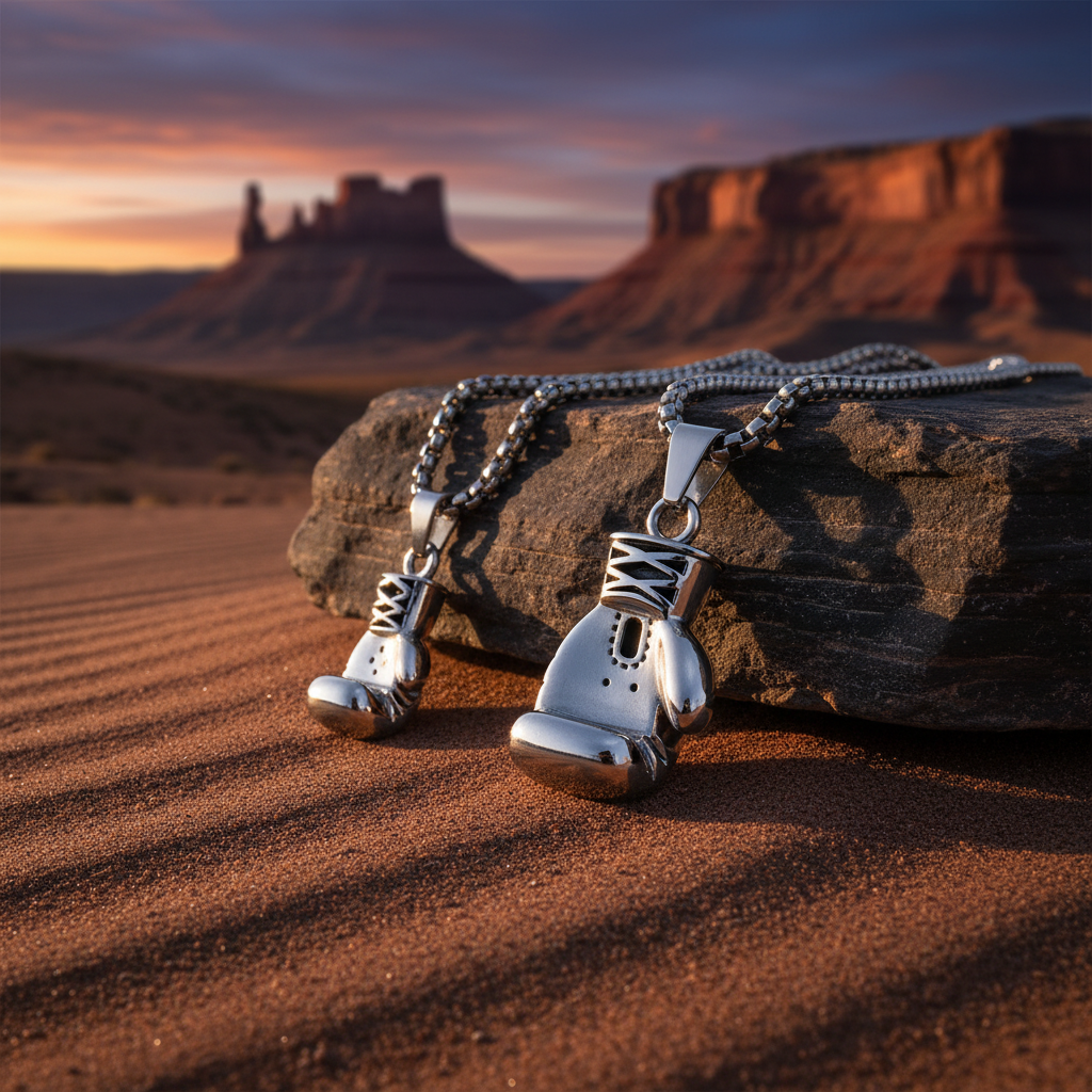 The Babyface Assassin - Boxing Gloves Necklace